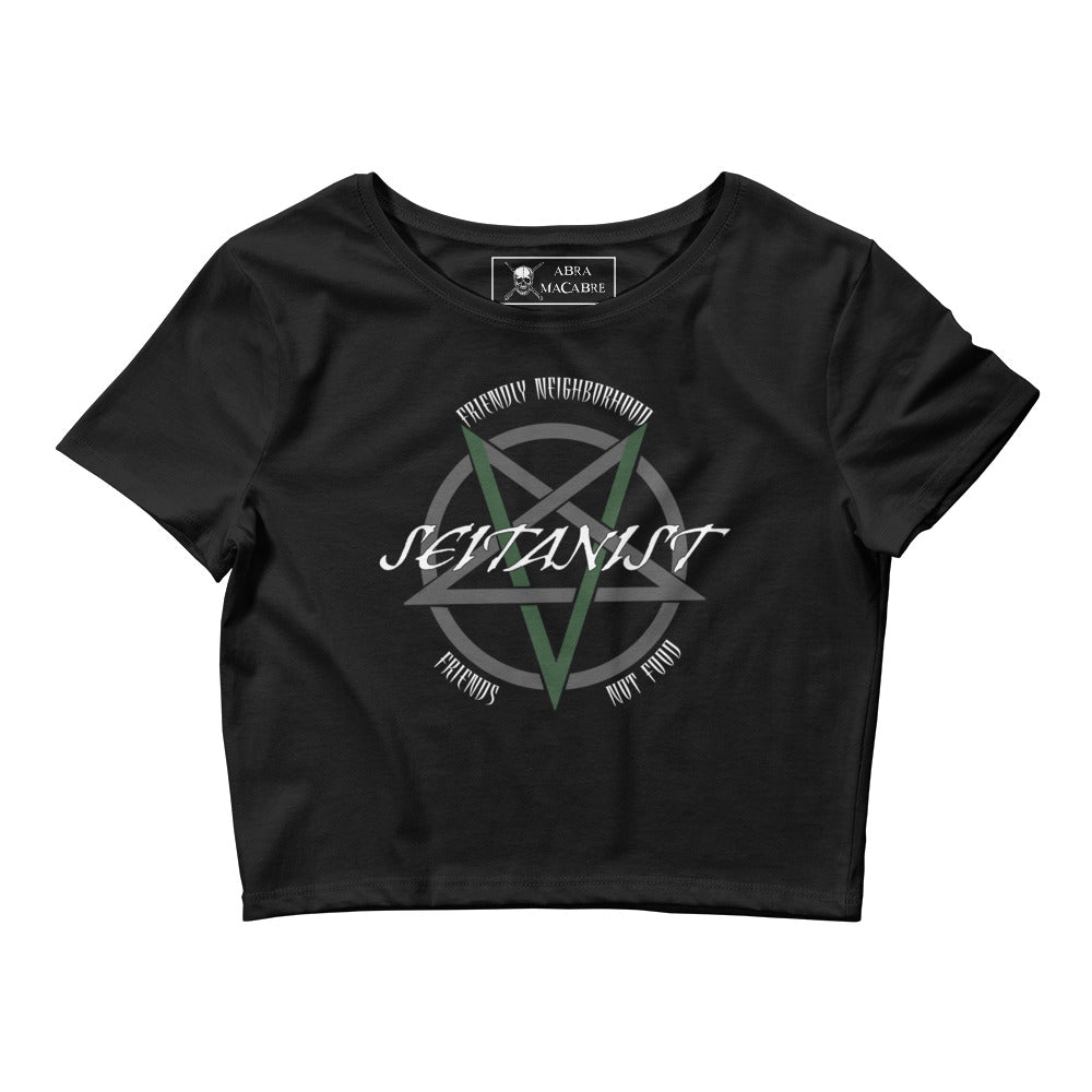 Seitanist crop tee