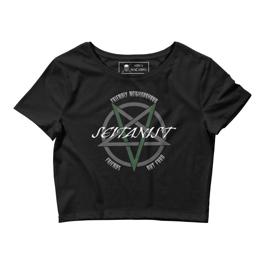 Seitanist crop tee